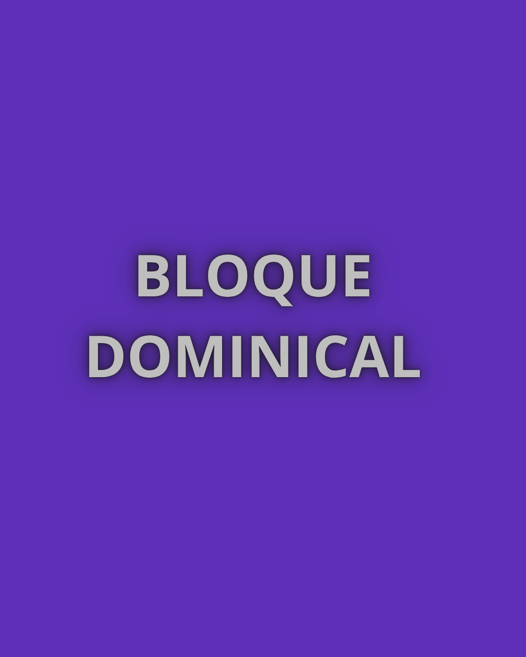 Bloque Dominical